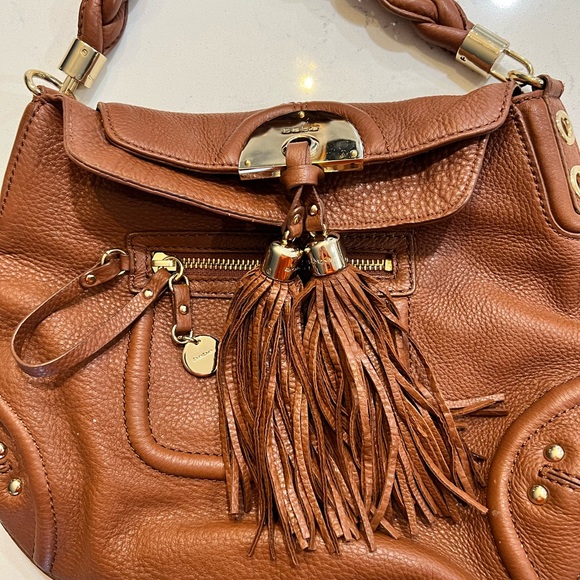 Bebe brown leather hobo purse. - Picture 4 of 4